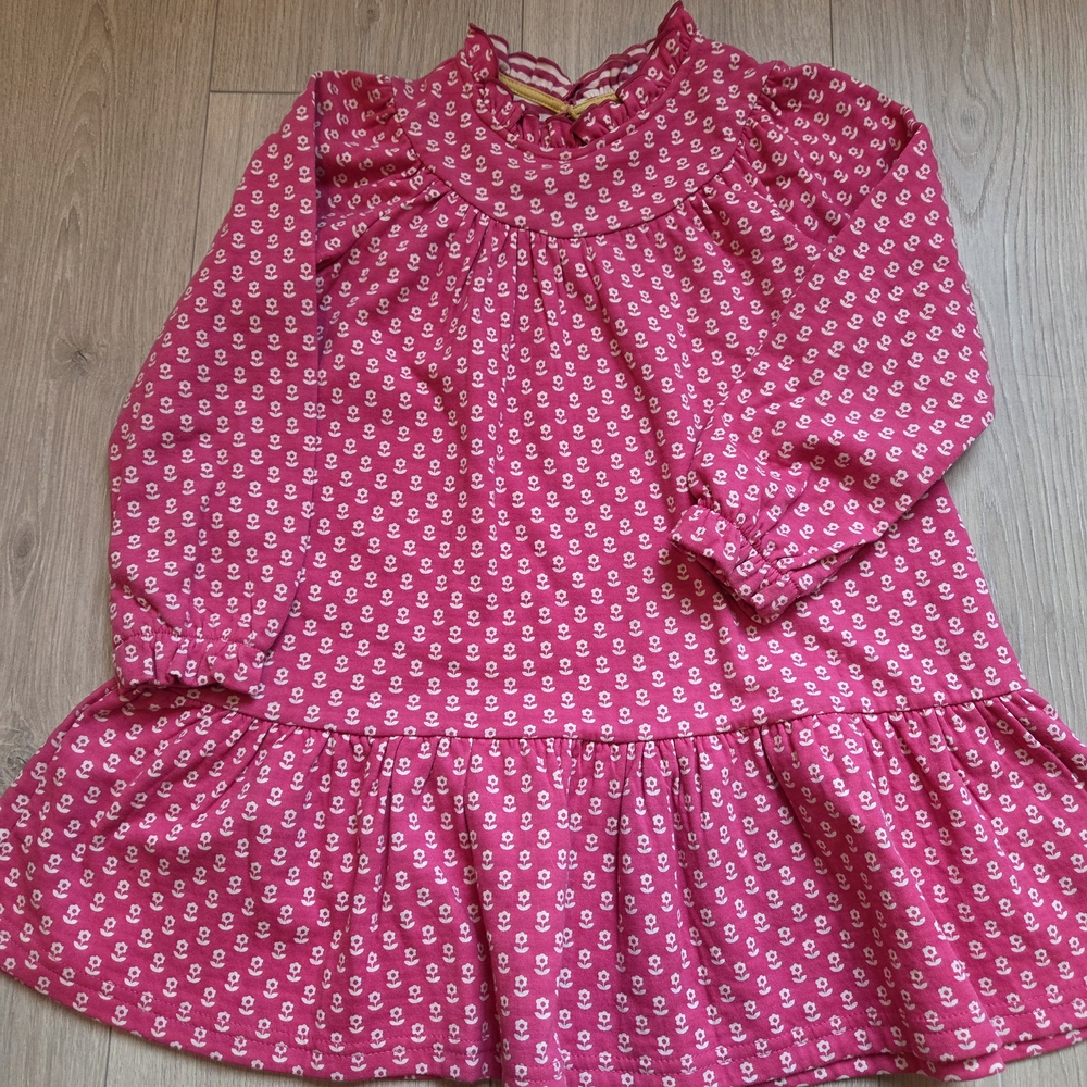 Mini Boden Pink Floral Kids Dress